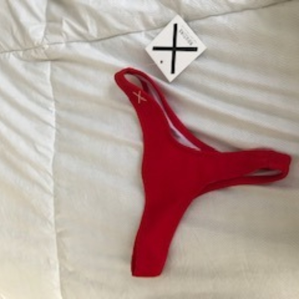 Red bikini bottoms from BoutineLA